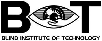 Salesforce and blind institute of technology logos